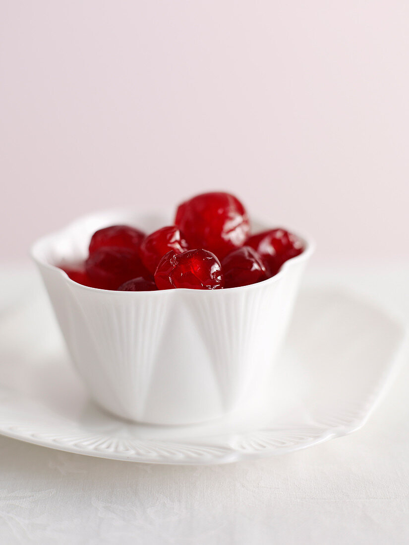 Glaced cherries