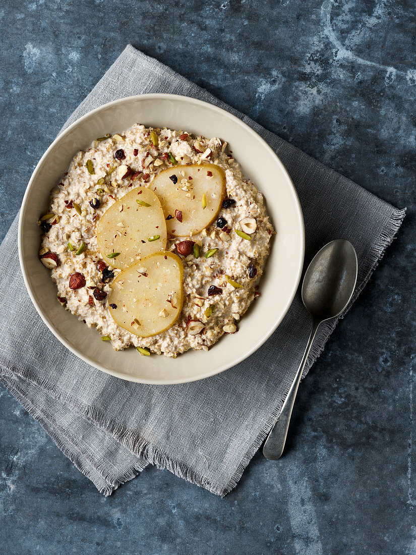 Porridge mit Birnen