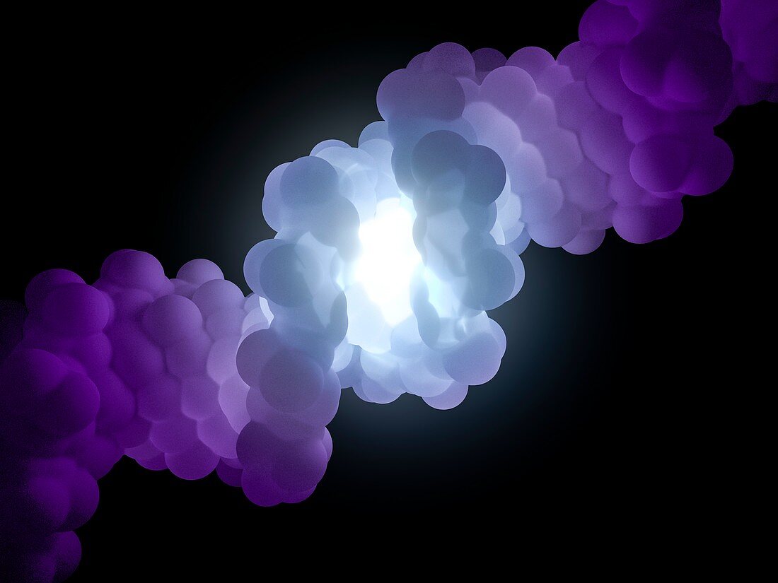 DNA editing, conceptual illustration