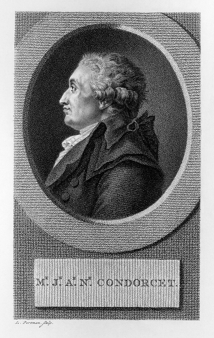 Nicolas de Condorcet, French politician