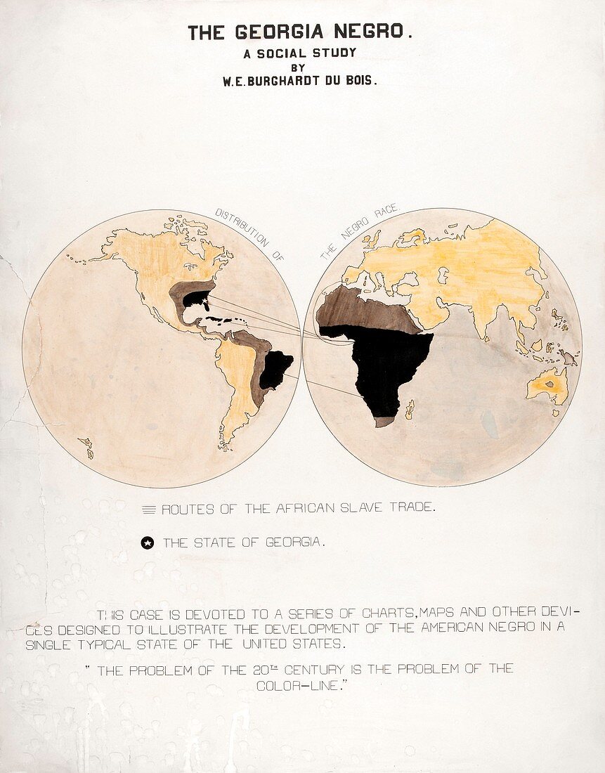 Study of the African slave trade, 1900