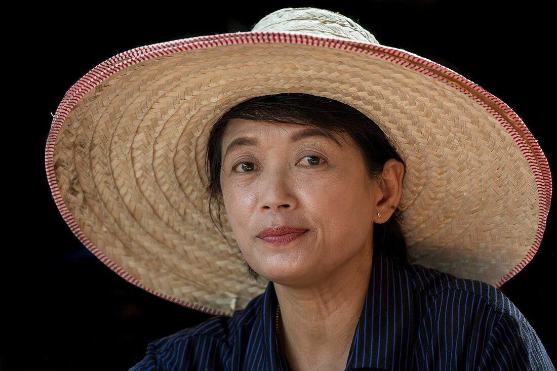 Portrait of a middle-aged Thai woman