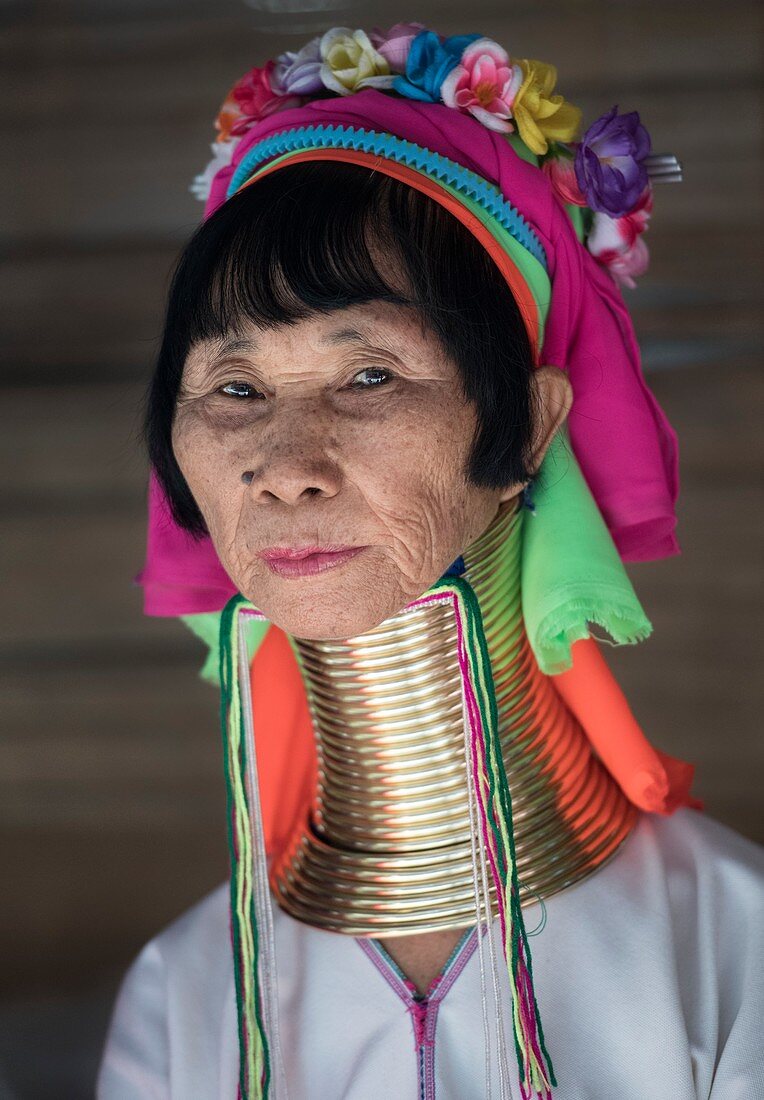 Elderly Kayan woman