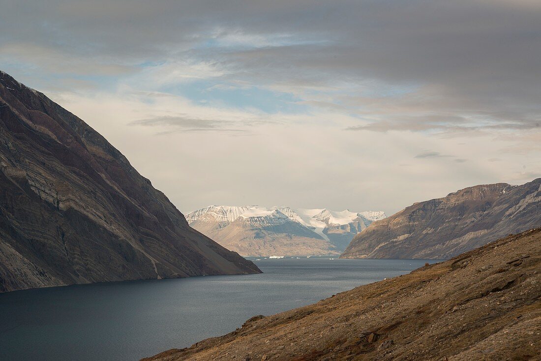 Fjord at Bloomster-bugten, Greenland