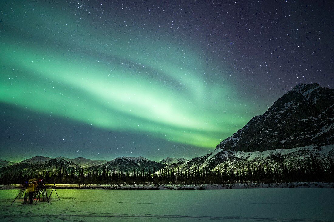 Photographers and the Aurora, Alaska