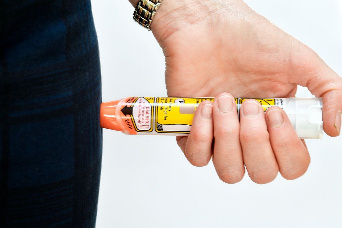 EpiPen adrenaline injection