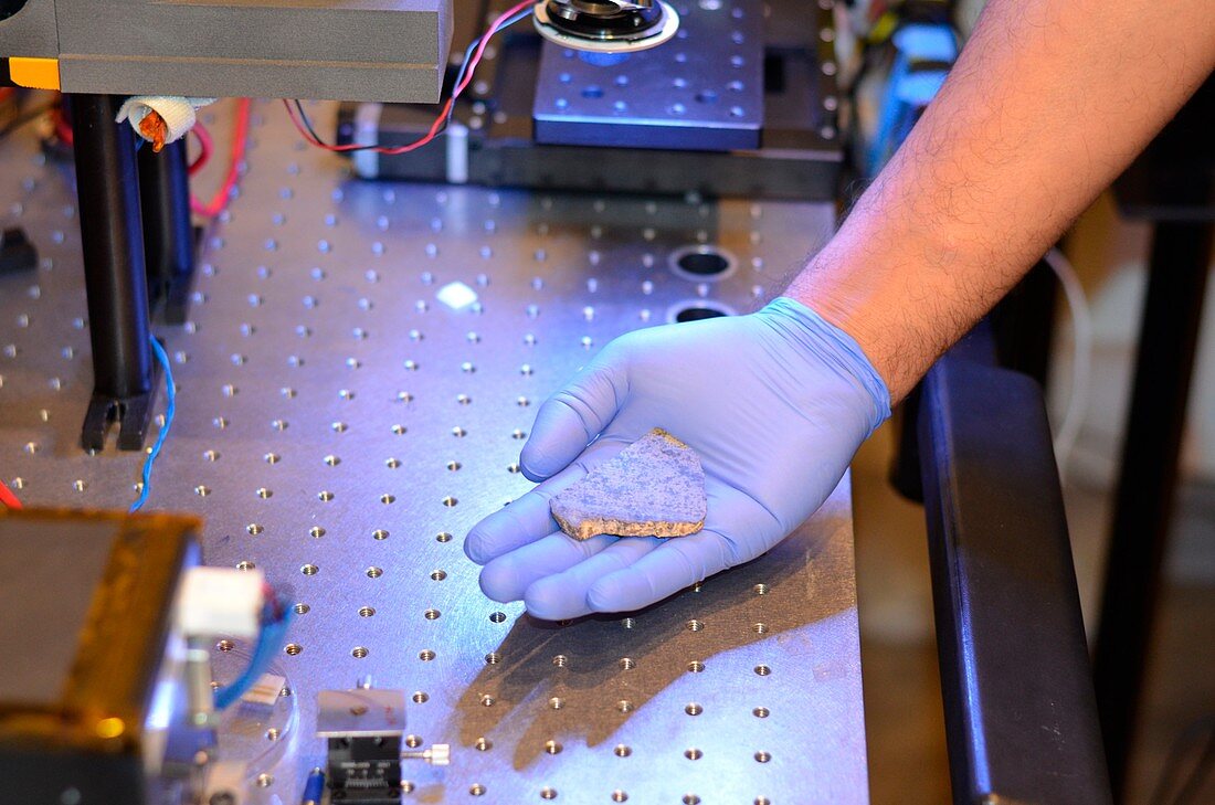 Martian meteorite tests for Mars 2020 mission