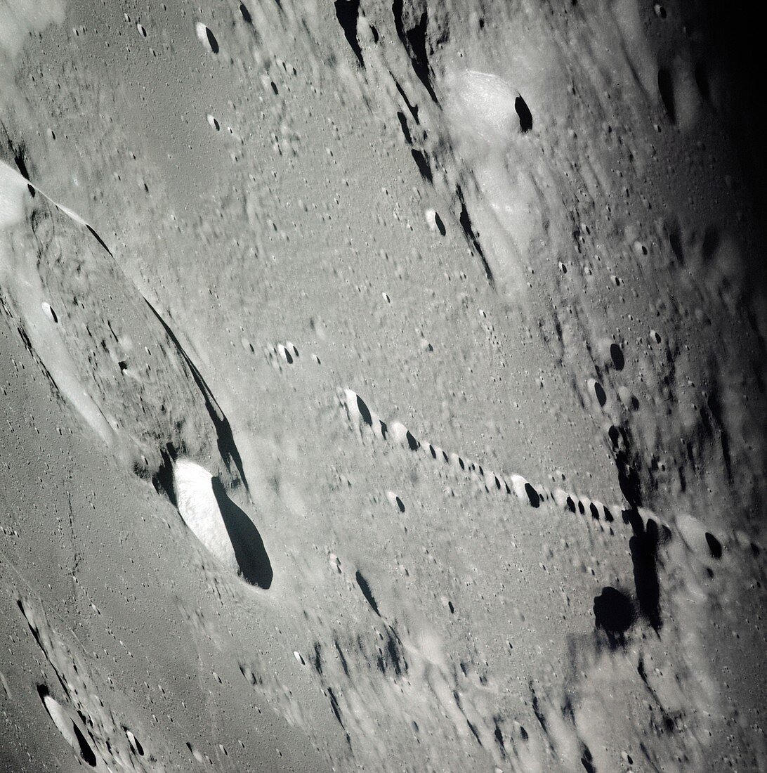 Landing site surveyed during Apollo 12, 1969