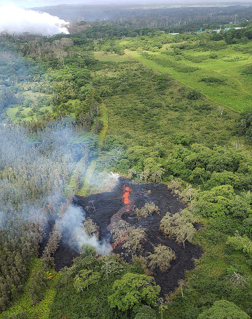 Kilauea eruption fissure, May 2018