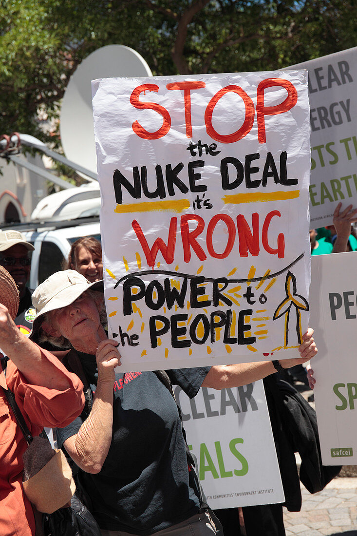 Anti-nuclear power protest, South Africa