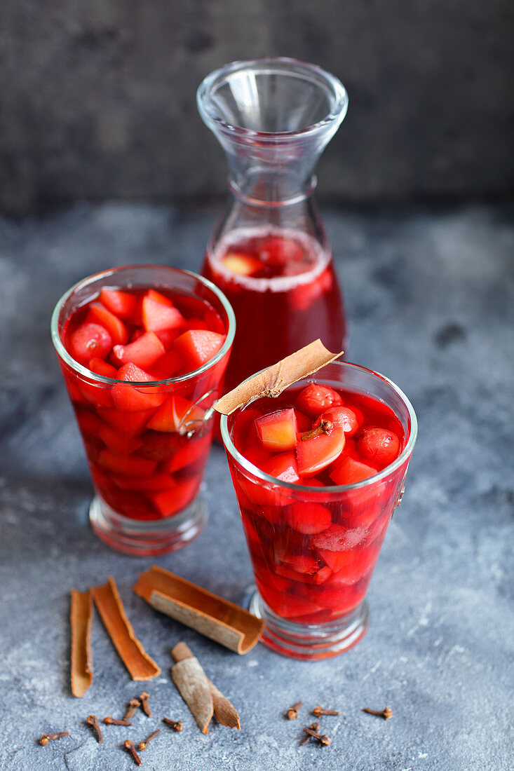 Strawberry and apple compote