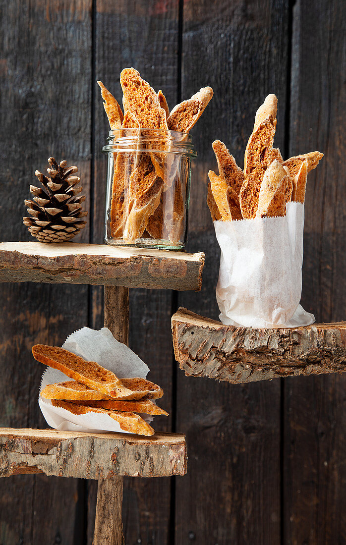 Tomaten-Brot-Chips