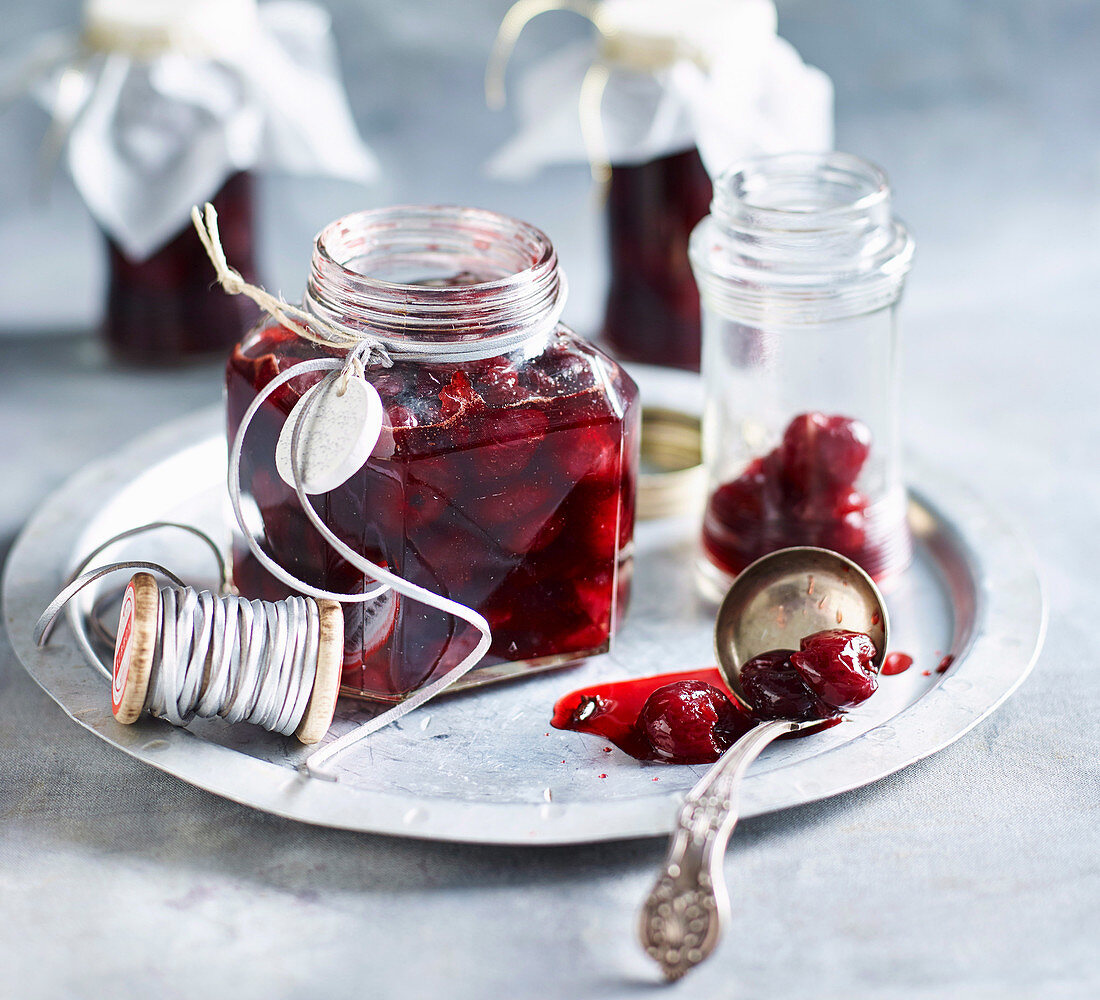 Pickled Cherries