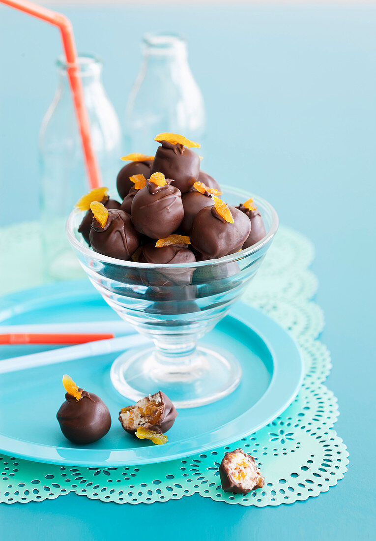 Chocolate Apricot Balls