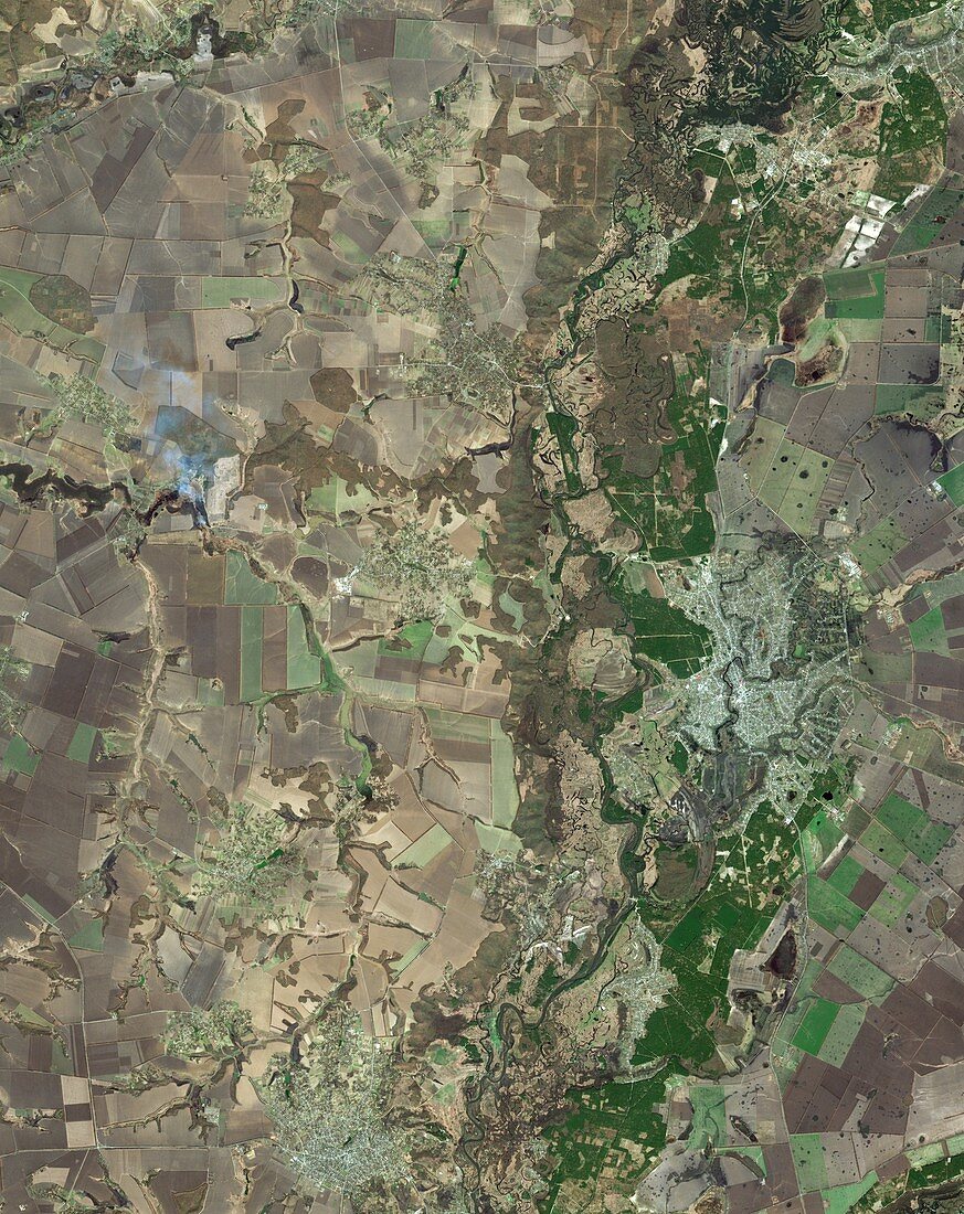 Bilsk, Ukraine, satellite image