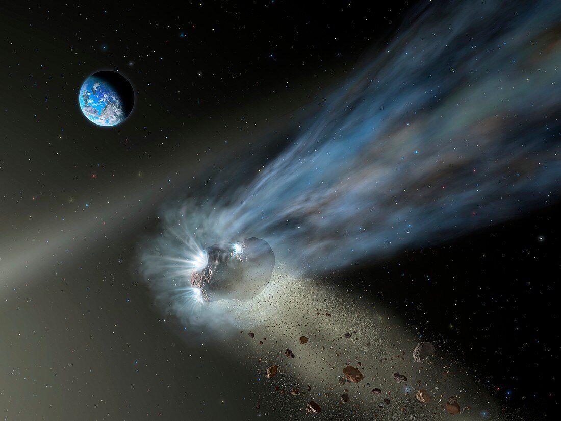 Comet C 2012 K1, illustration