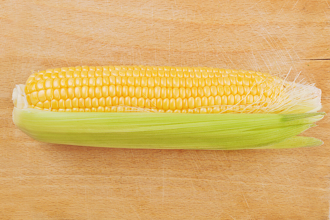 Ripe corn cob