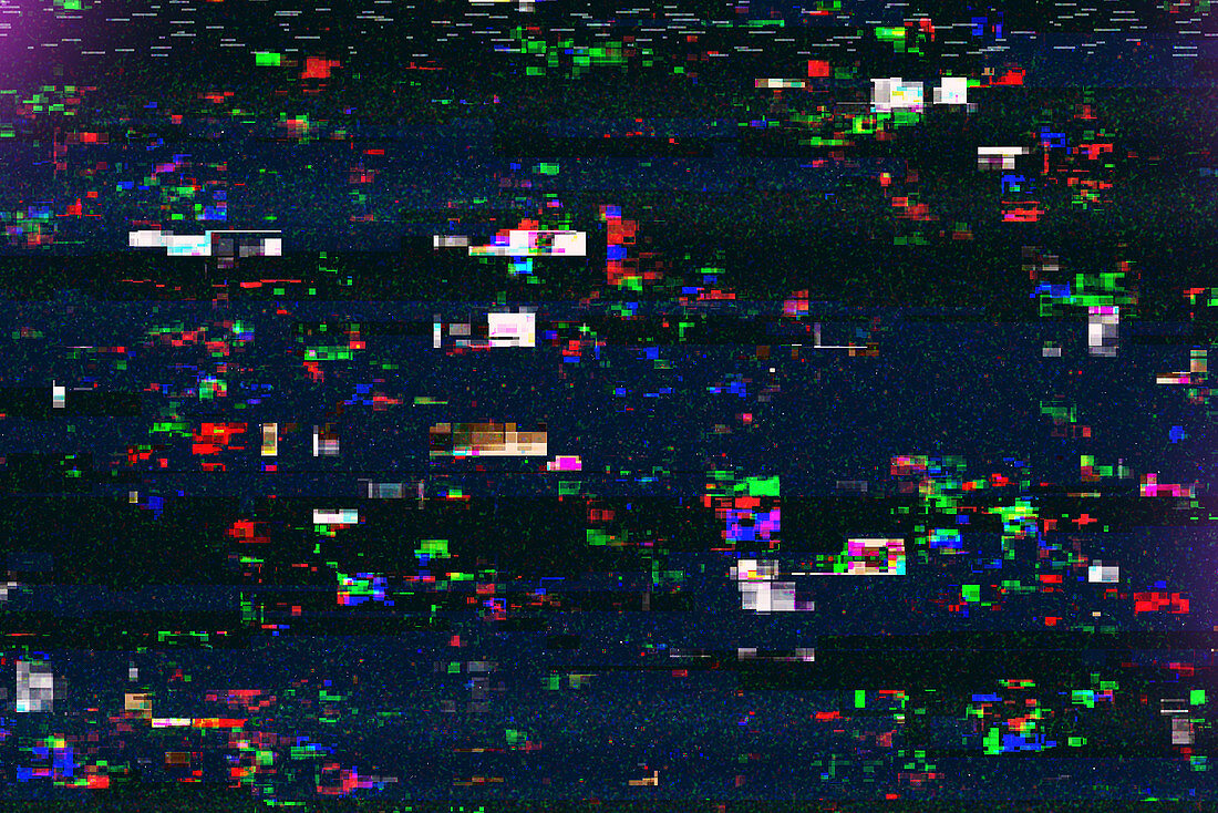 Digital TV broadcast glitch