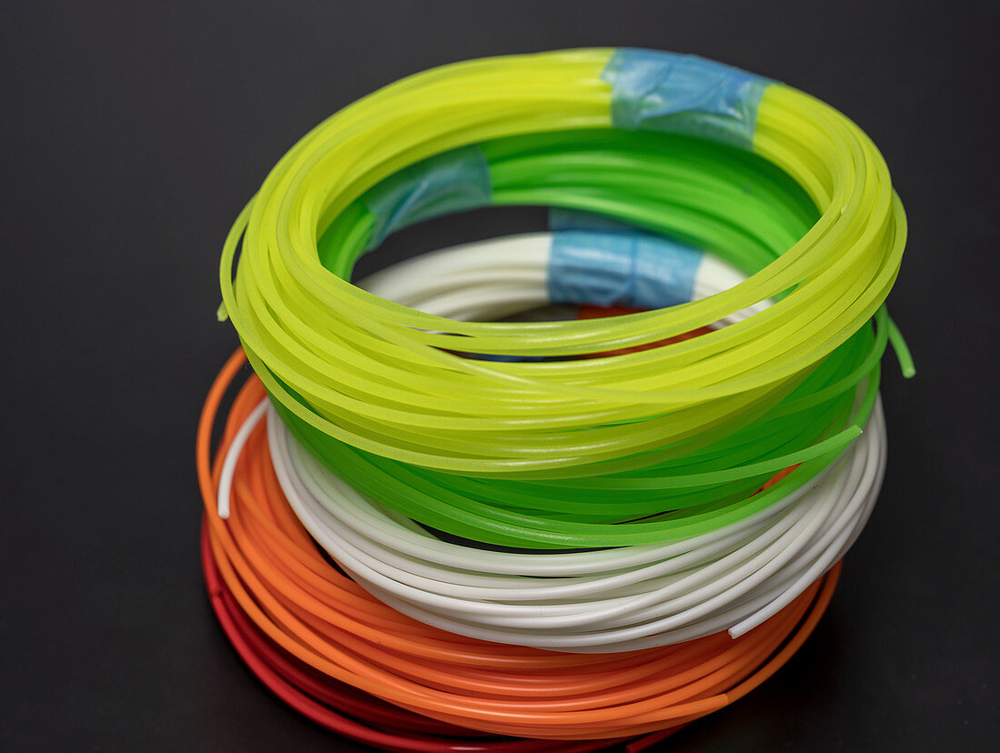 Plastic filaments for 3D printing