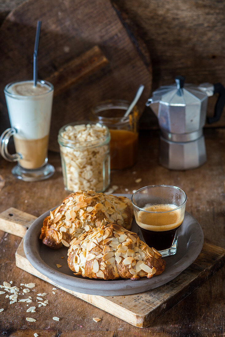 Almond croissants