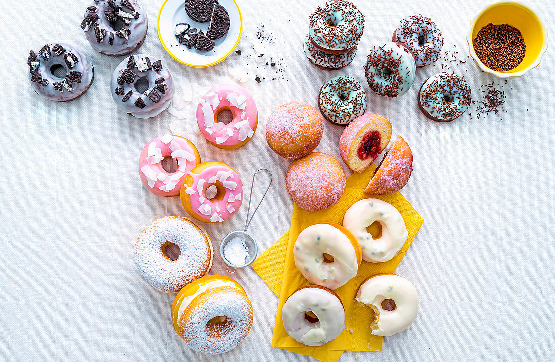 Various doughnuts