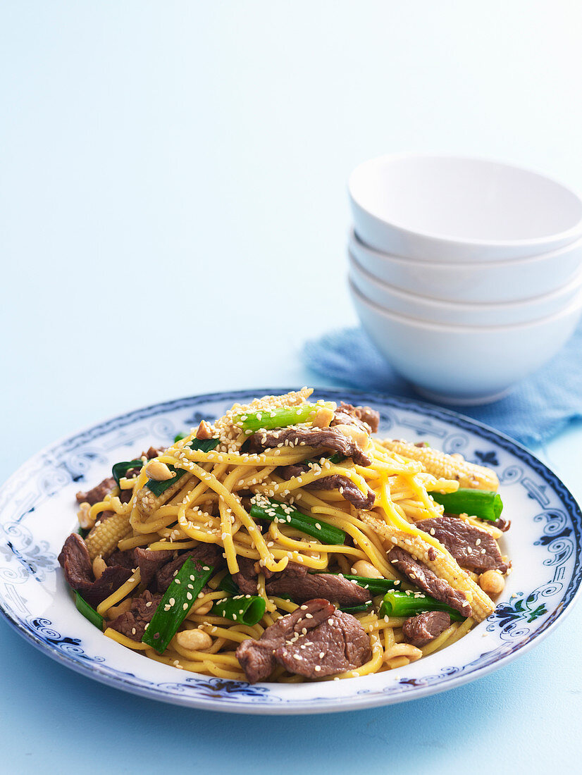 Honey Sesame Beef Stir-fry