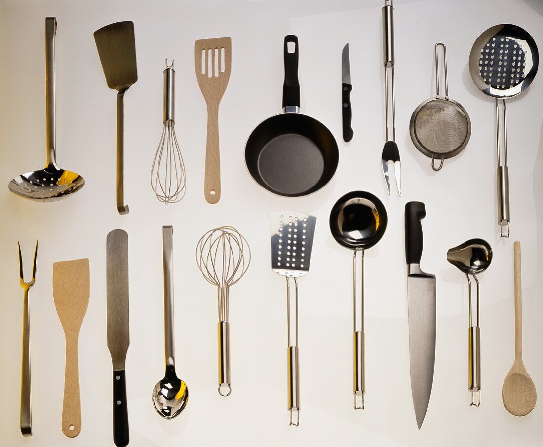Viele verschiedene Küchenwerkzeuge