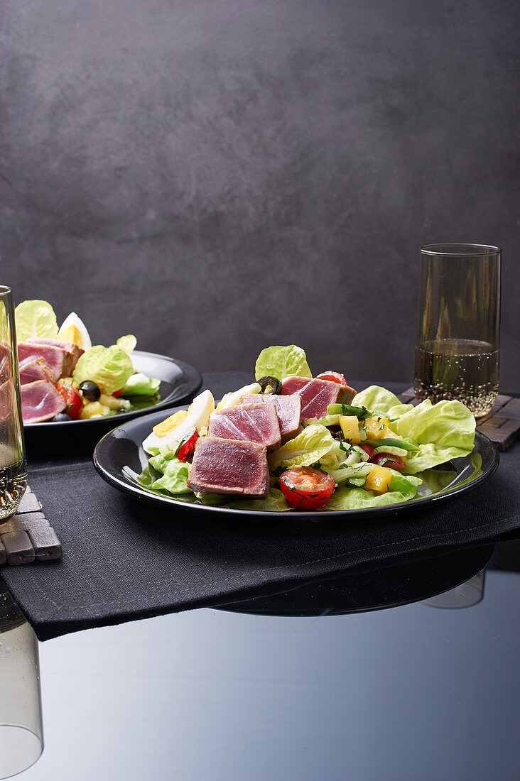 Salat Nicoise mit Thunfisch