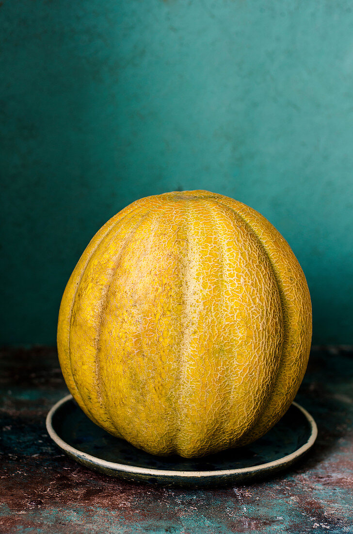 Reife gelbe Melone
