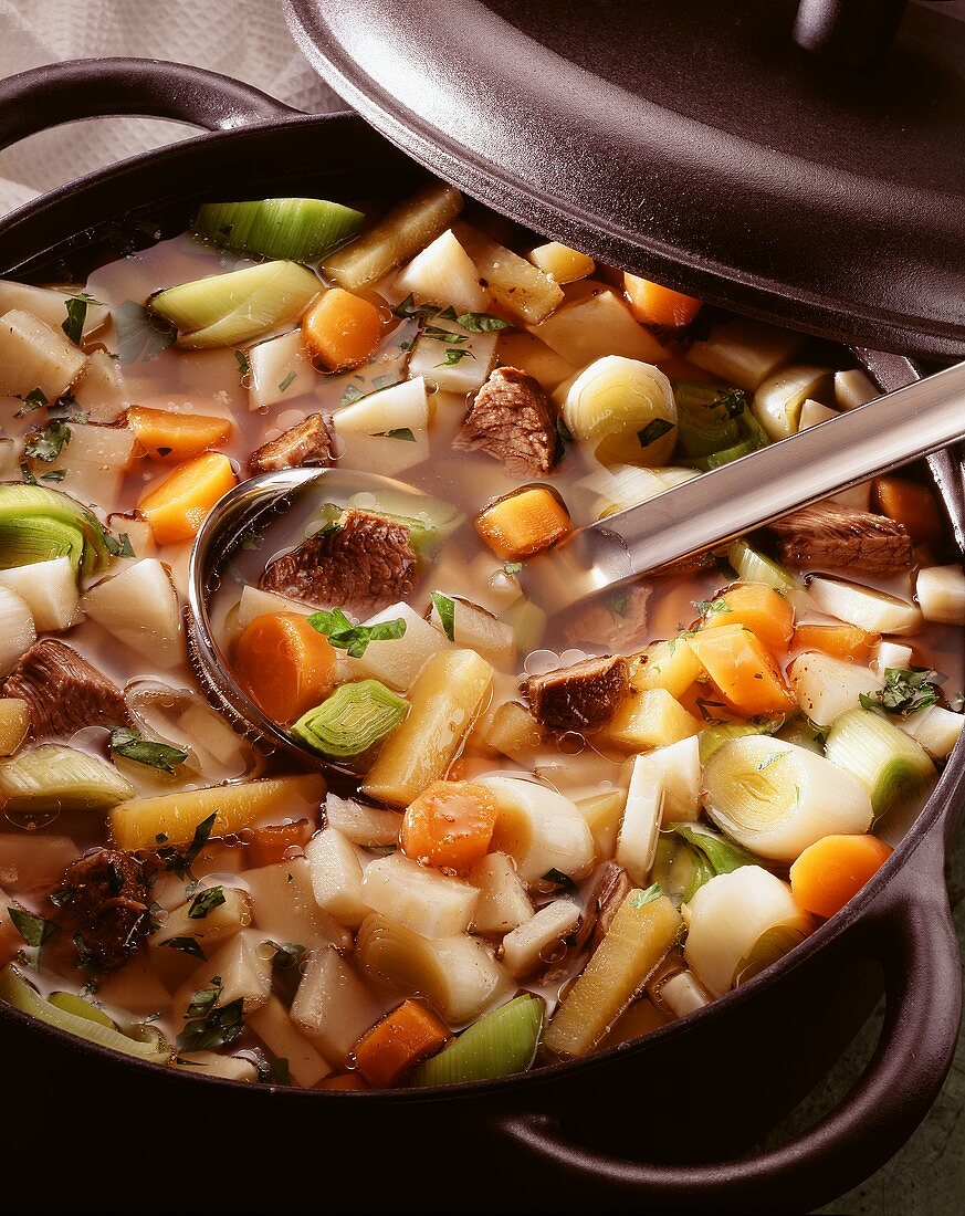 Mixed vegetable stew with meat