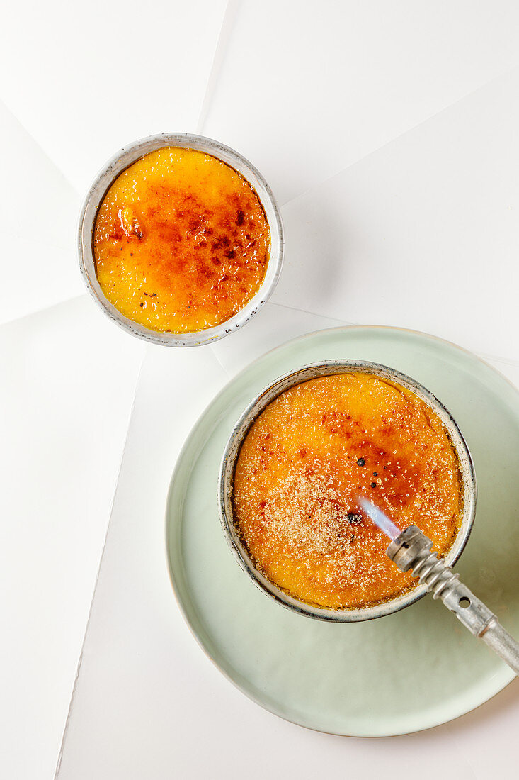 Kürbis-Creme-Brulee