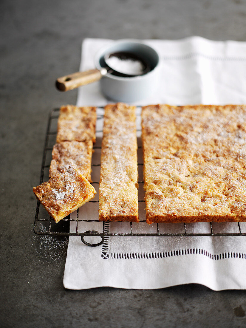 Dutch ginger and almond slice