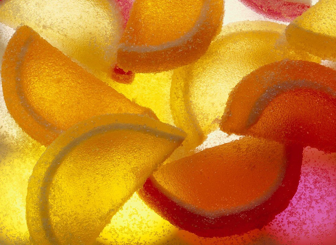 Candy Jelly Fruit Close Up