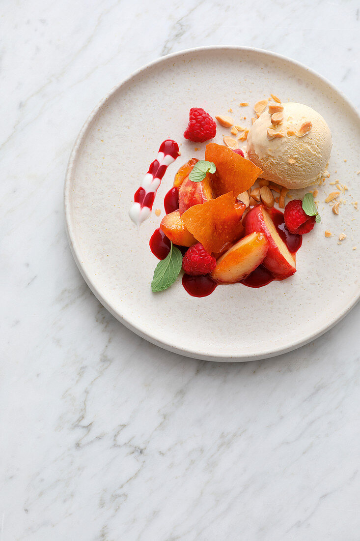 Peach Melba