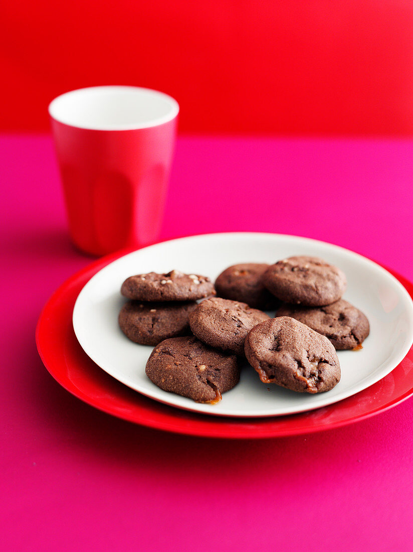 Karamell-Schokoladen-Cookies