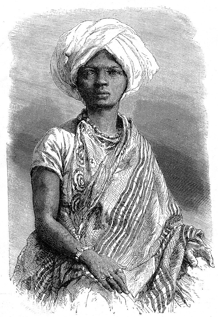 Mina woman from Brazil, 19th century