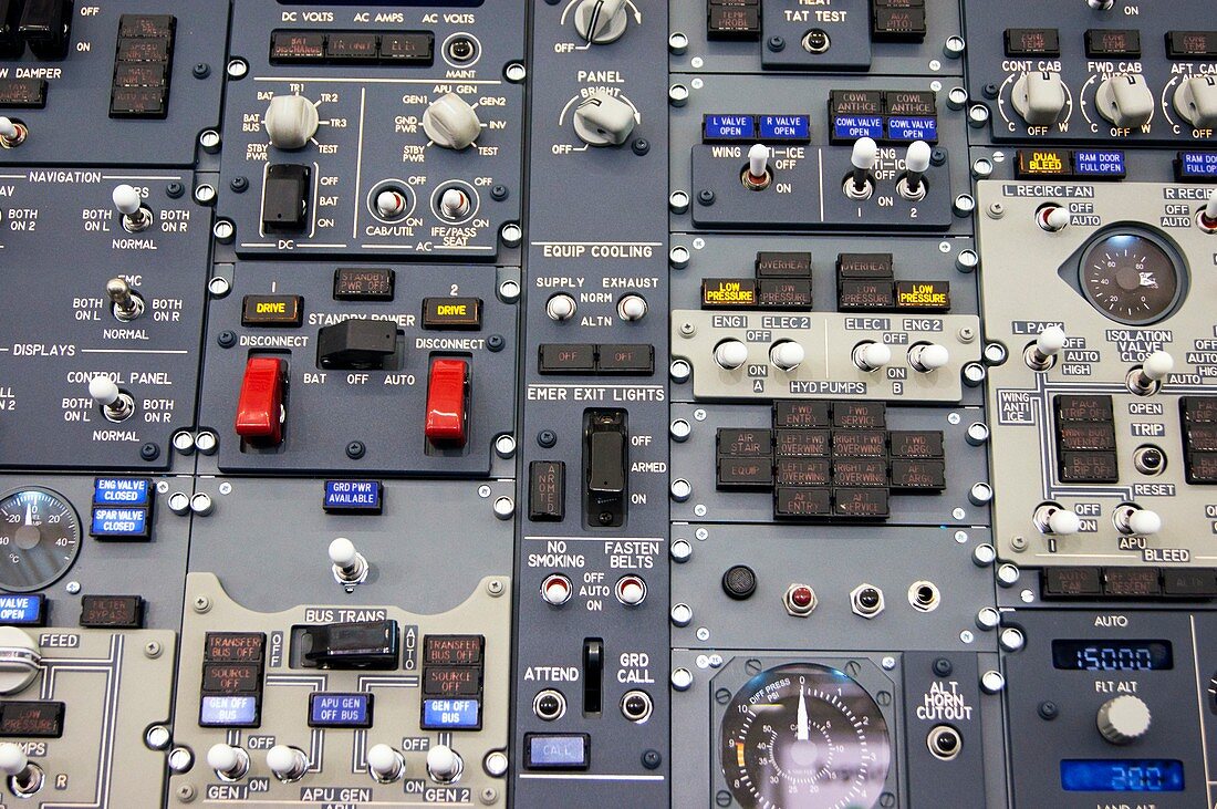 Aircraft engineering panel