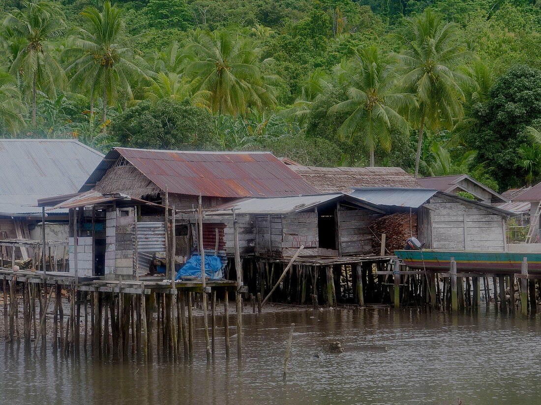 Fishing village, Indonesia