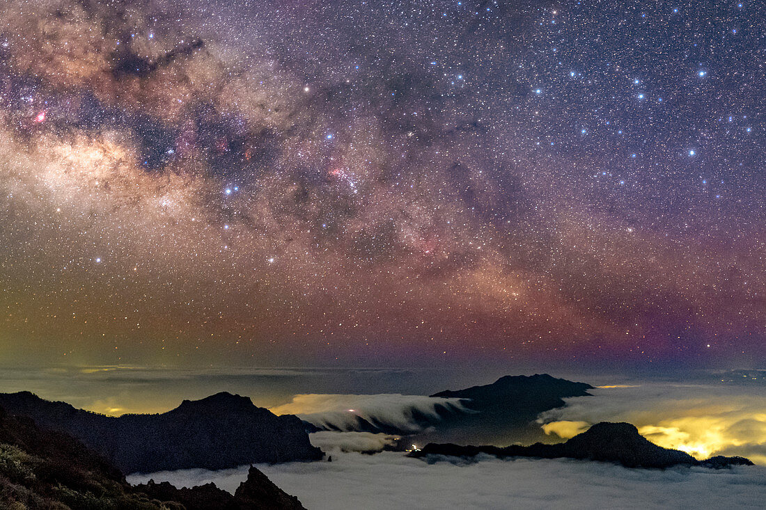 Milky Way over Caldera de Taburiente