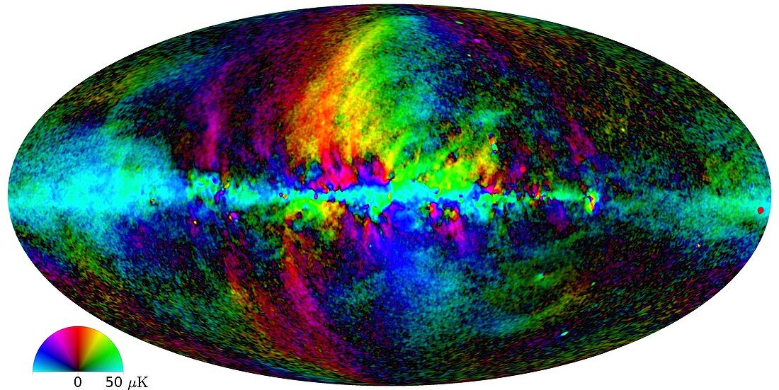Loop I, whole sky Planck satellite microwave image