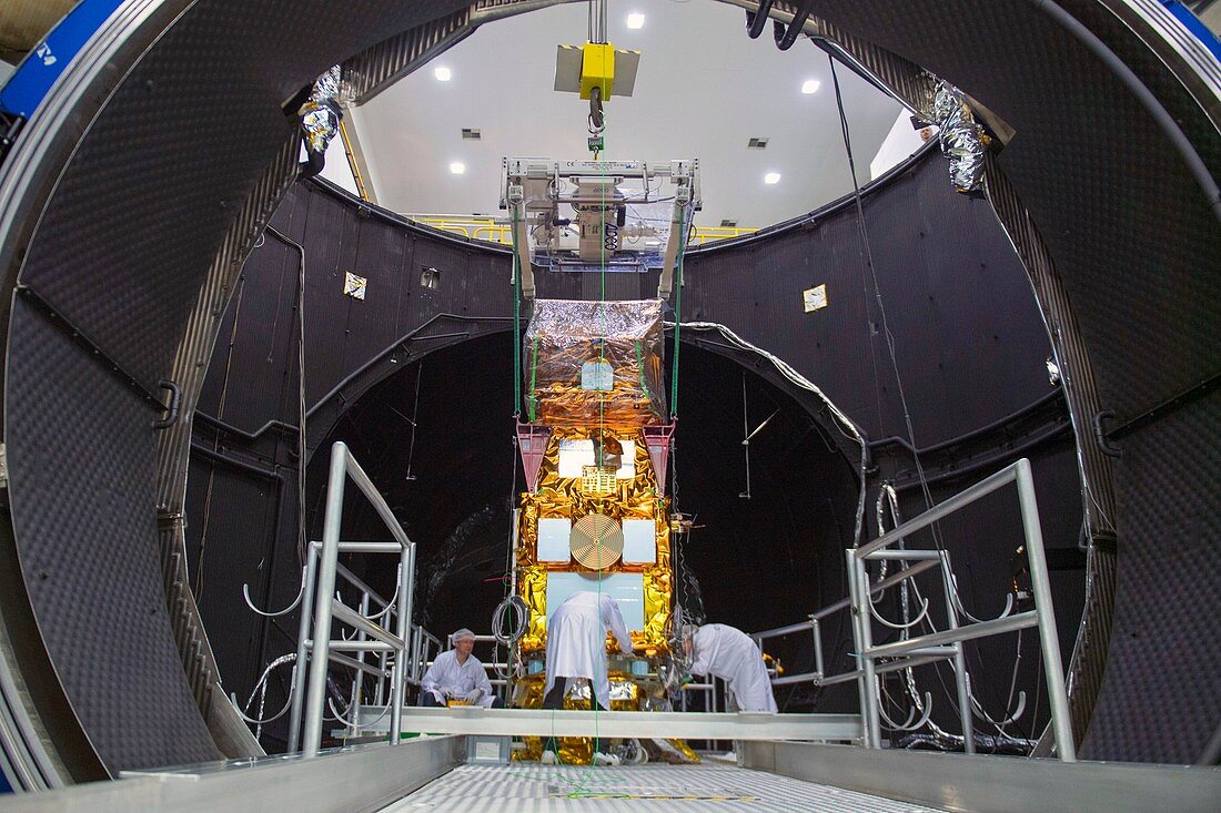 Sentinel-2B satellite in Large Space Simulator