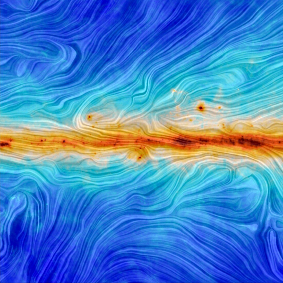 Milky Way's magnetic field