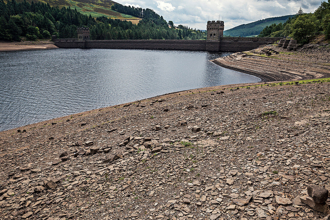 Drought-affected reservoir