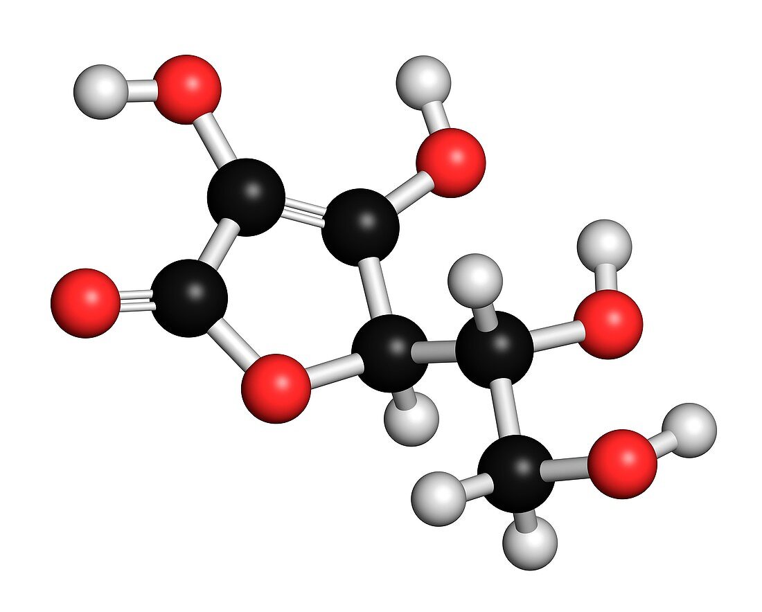Erythorbic acid food preservative molecule