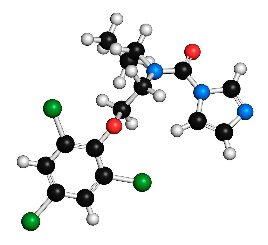 Prochloraz fungicide molecule