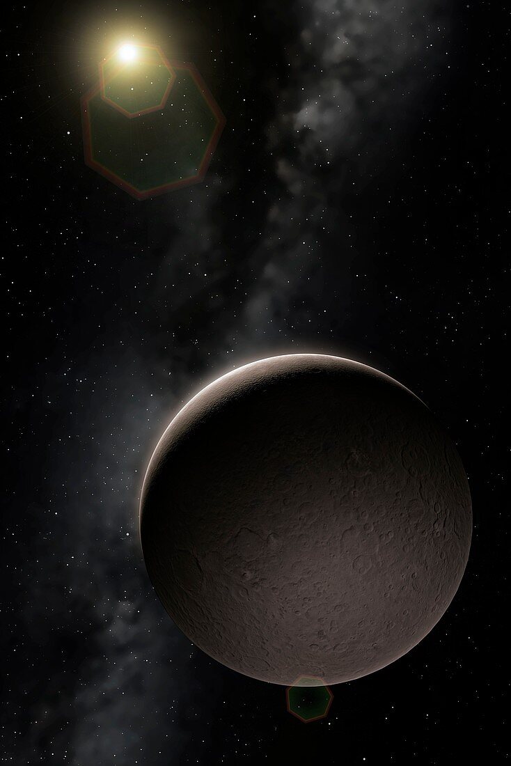 Dwarf planet Ceres, illustration
