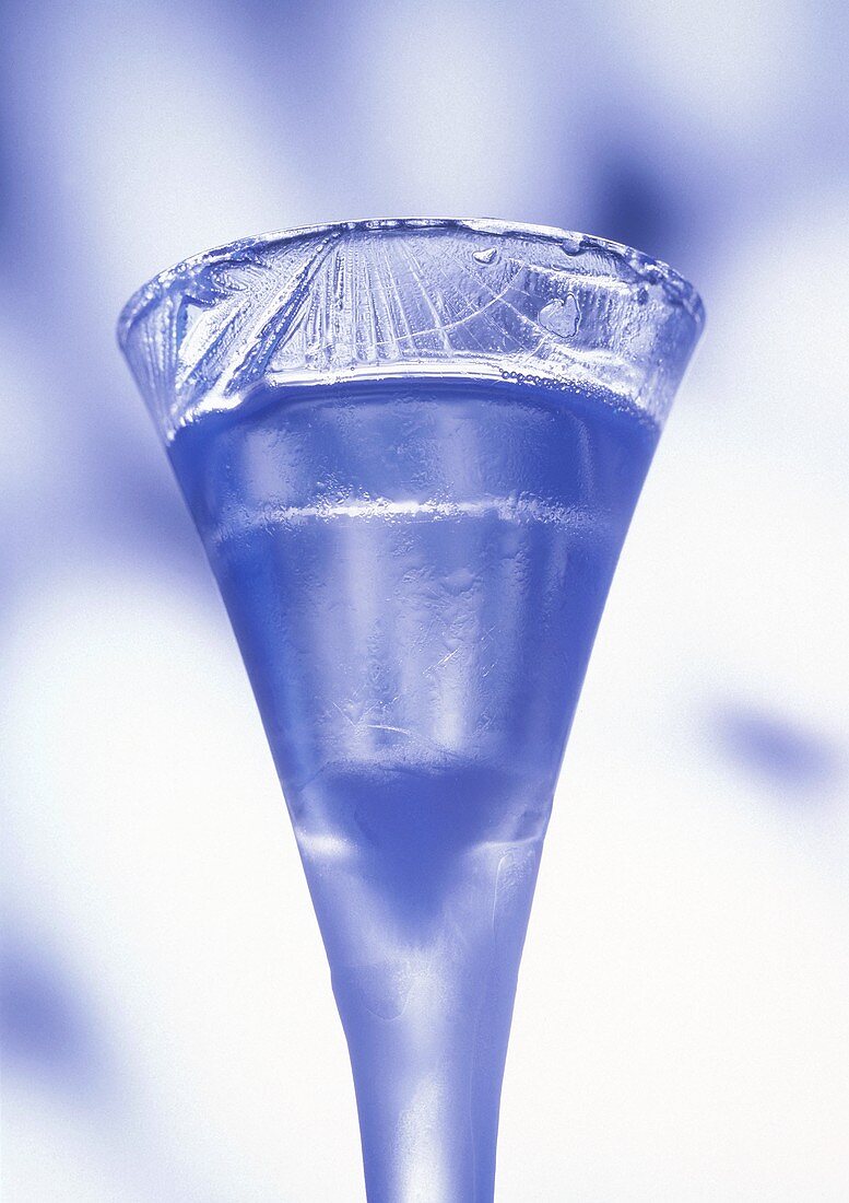 Fluted Glass with Cocktail