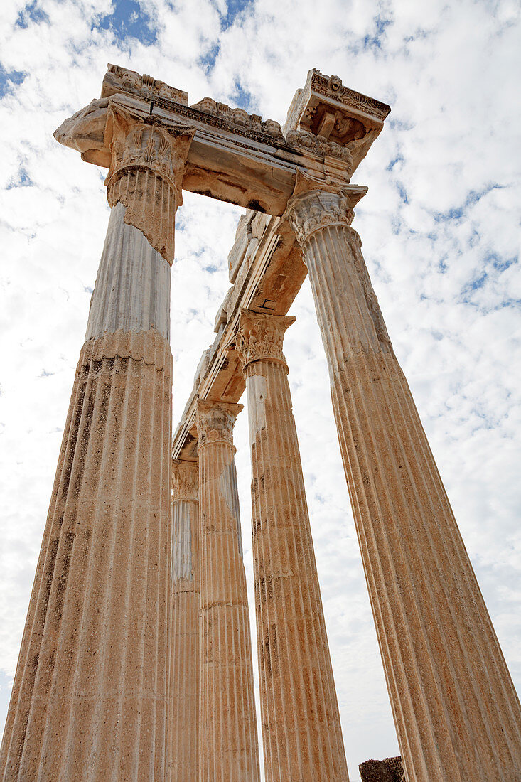 Columns of an ancient Greek temple
