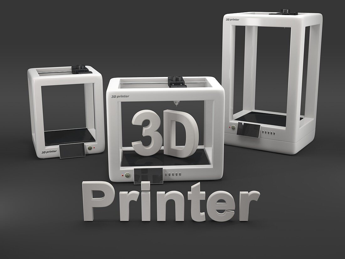 3D printers, illustration