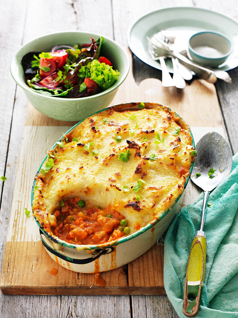 Linsen-Cottage Pie